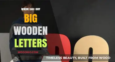 Top Places to Purchase Large Wooden Letters for Decor and Crafts