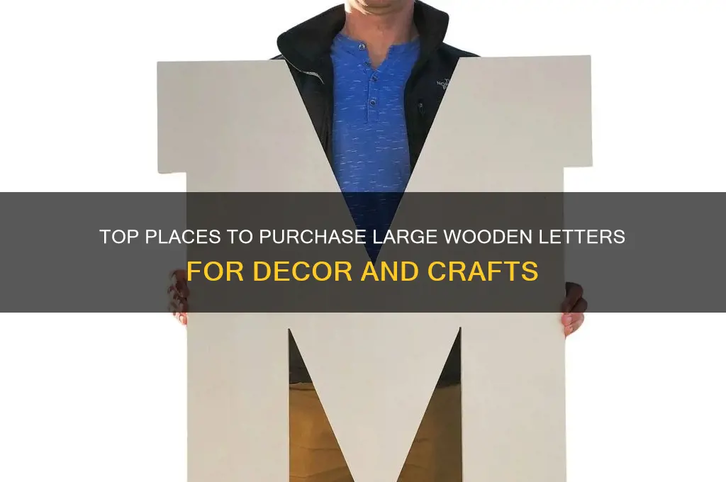 where can i buy big wooden letters