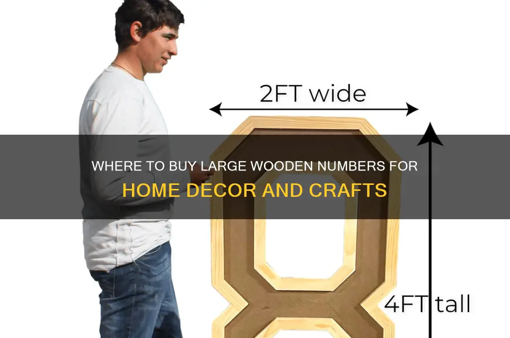 where can i buy big wooden numbers