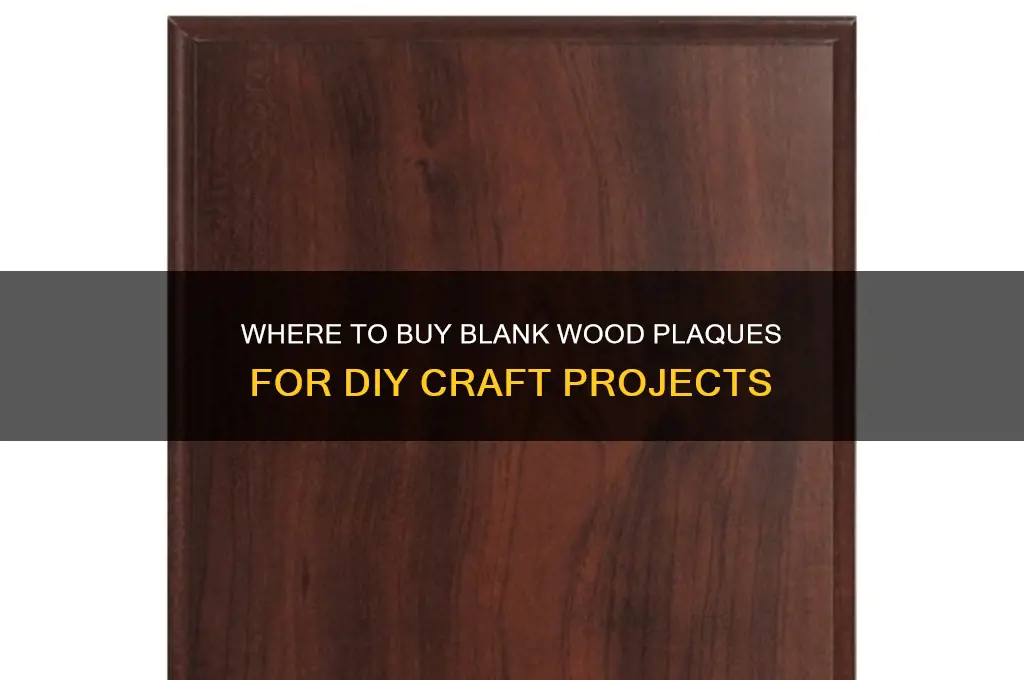 where can i buy blank wood plaques