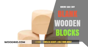 Where to Buy Blank Wooden Blocks for DIY Craft Projects