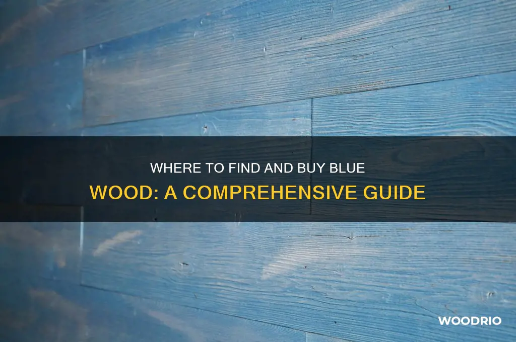 where can i buy blue wood