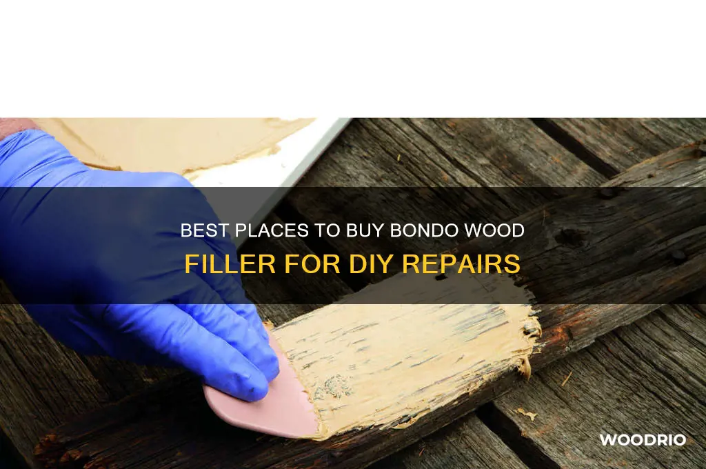 where can i buy bondo wood filler