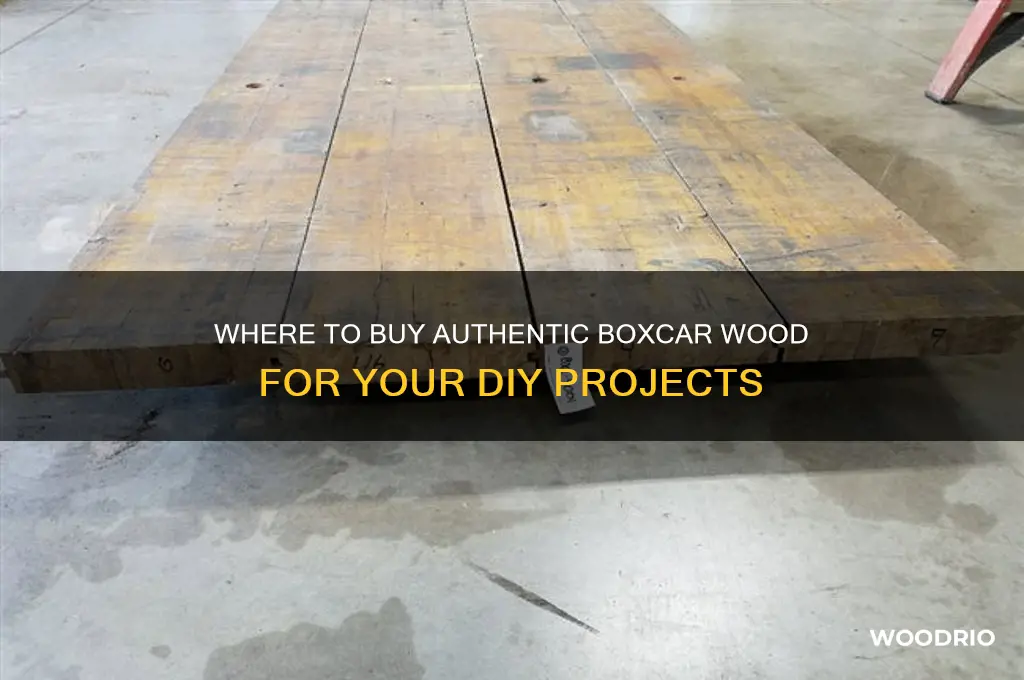where can i buy boxcar wood