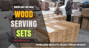Where to Buy Bulk Wood Serving Sets for Events & Businesses