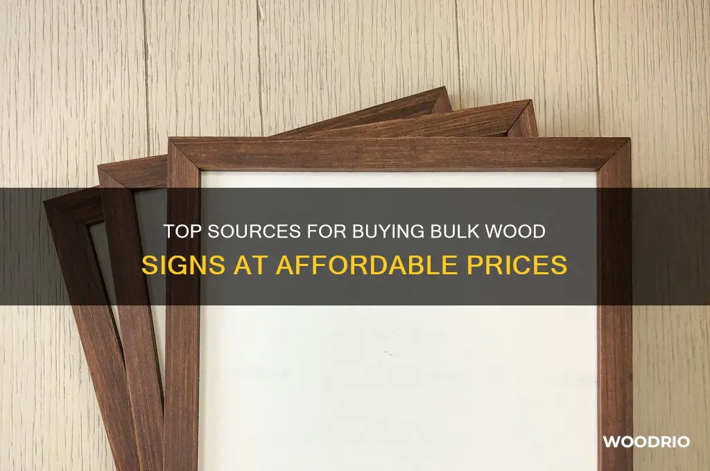 where can i buy bulk wood signs