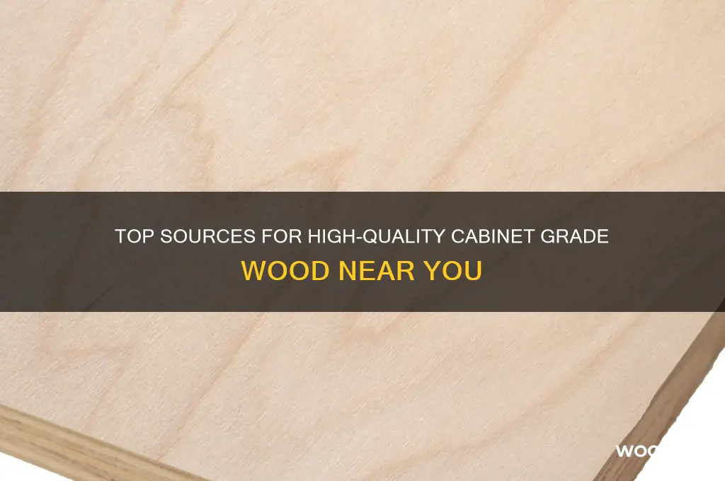 where can i buy cabinet grade wood