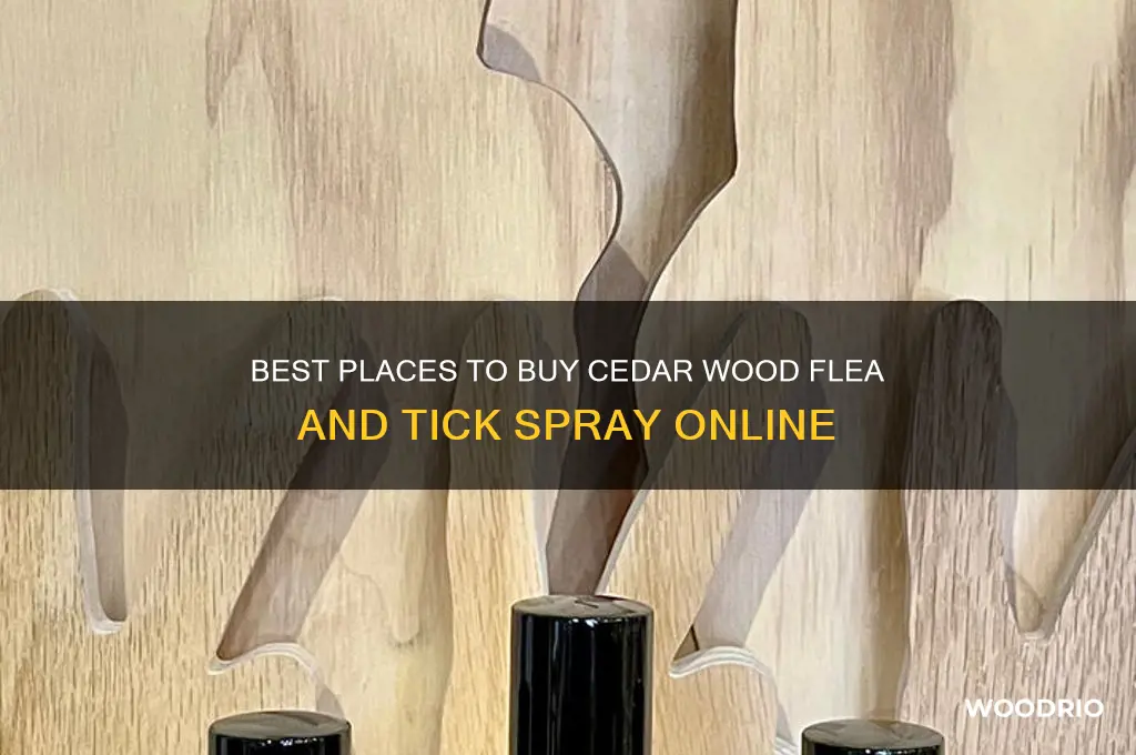 where can i buy cedar wood flea and tick spray