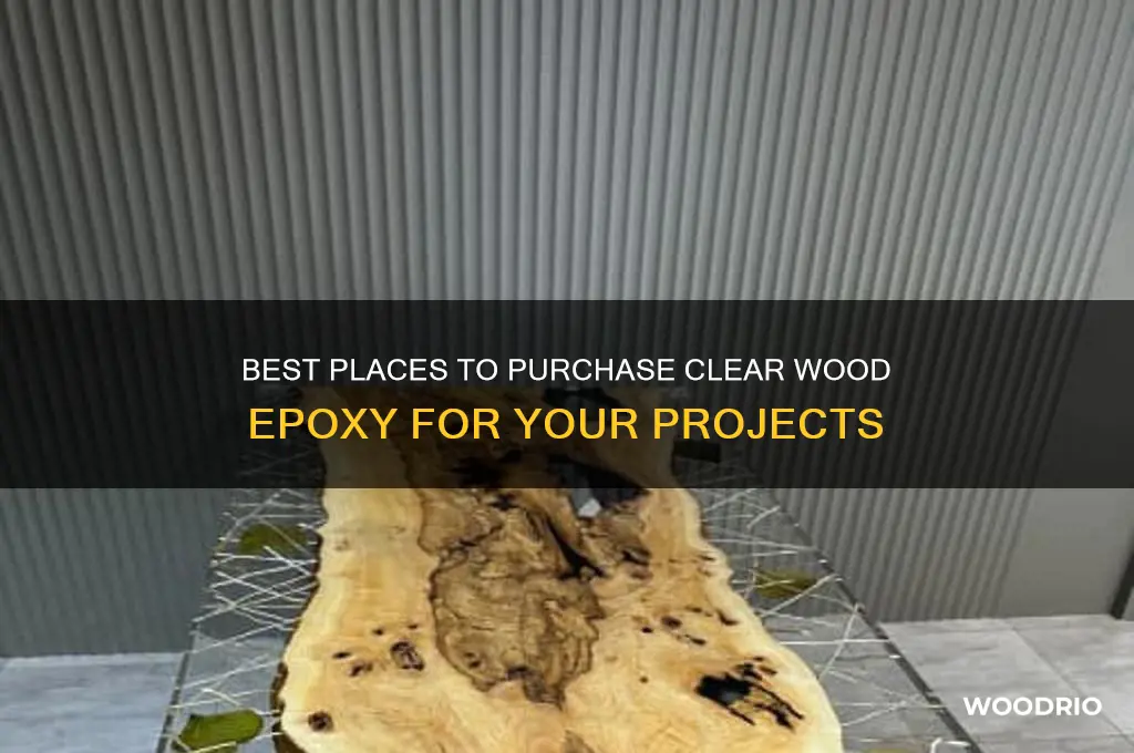 where can i buy clear wood epoxy