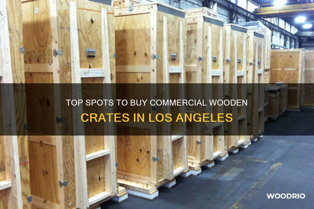 where can i buy commercial wooden crate in los angeles