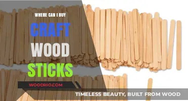 Best Places to Buy Craft Wood Sticks for DIY Projects