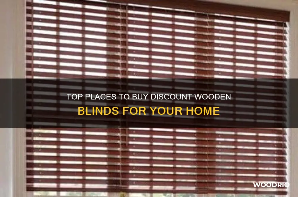 where can i buy discount wooden blinds
