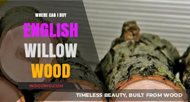 Where to Buy English Willow Wood: A Comprehensive Guide