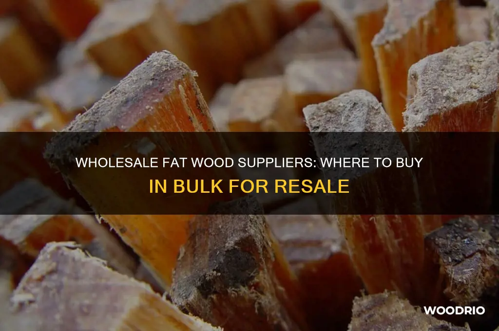 where can i buy fat wood wholesale