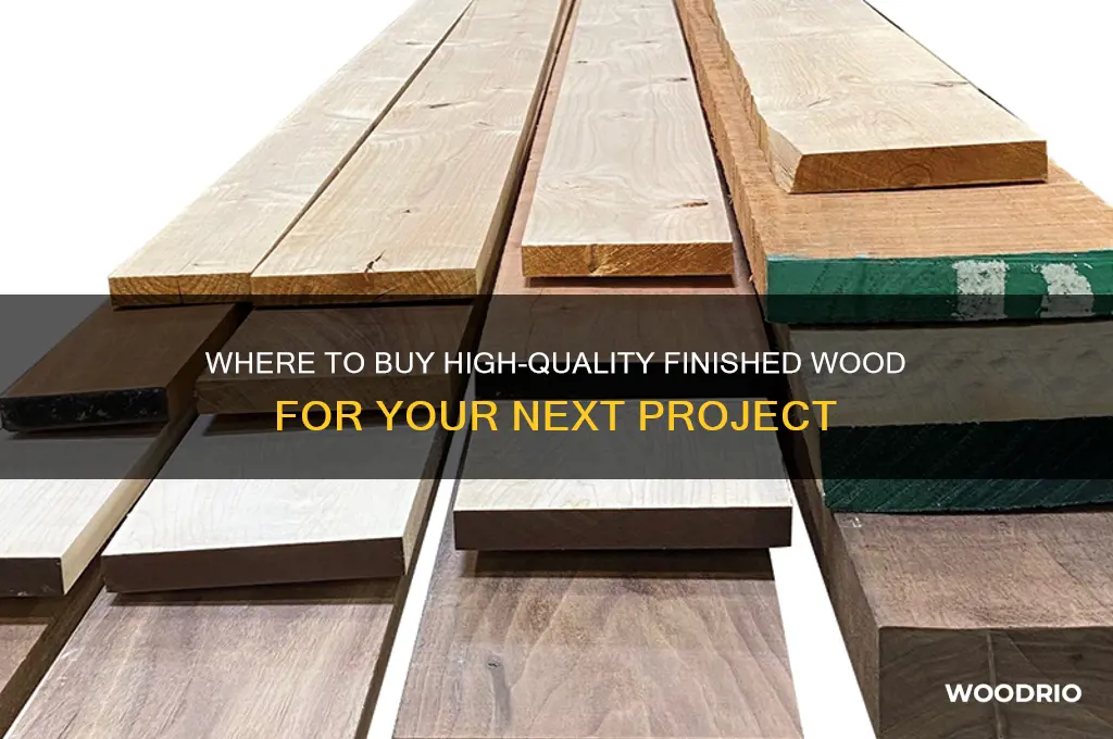 where can i buy finished wood