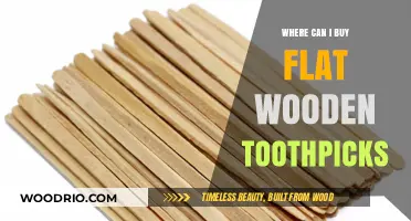 Where to Buy Flat Wooden Toothpicks: Top Retailers and Online Stores