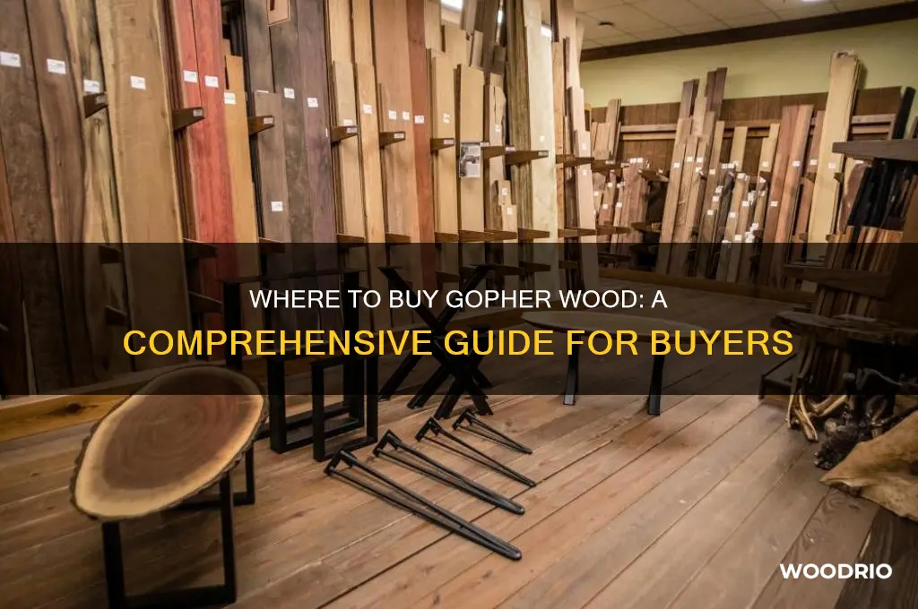 where can i buy gopher wood
