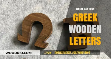 Where to Buy Authentic Greek Wooden Letters: Top Retailers and Online Shops