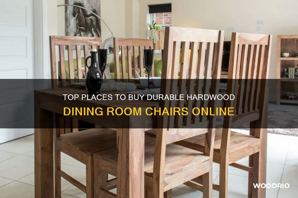 where can i buy hard wood dining room chairs