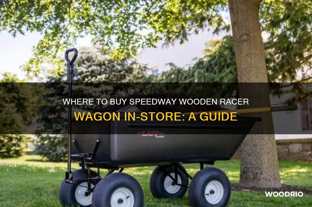 where can i buy in store speedway wooden racer wagon