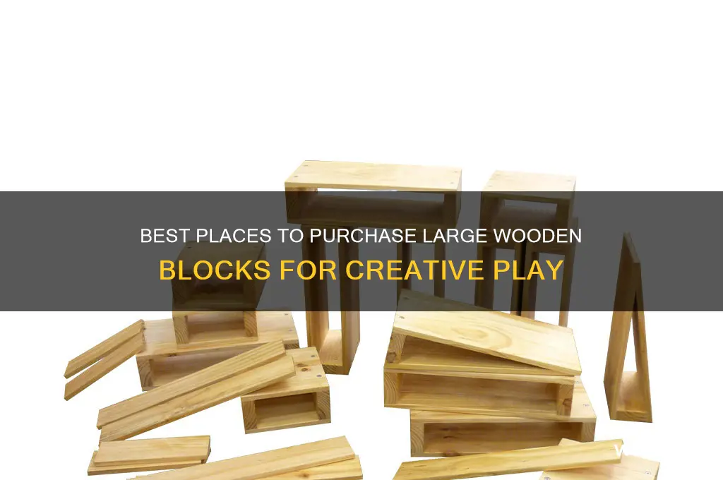 where can i buy large wooden blocks