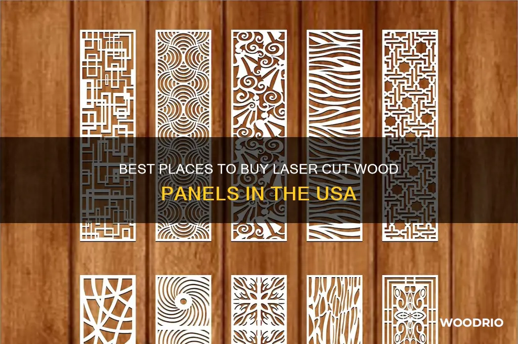 where can i buy laser cut wood panels usa