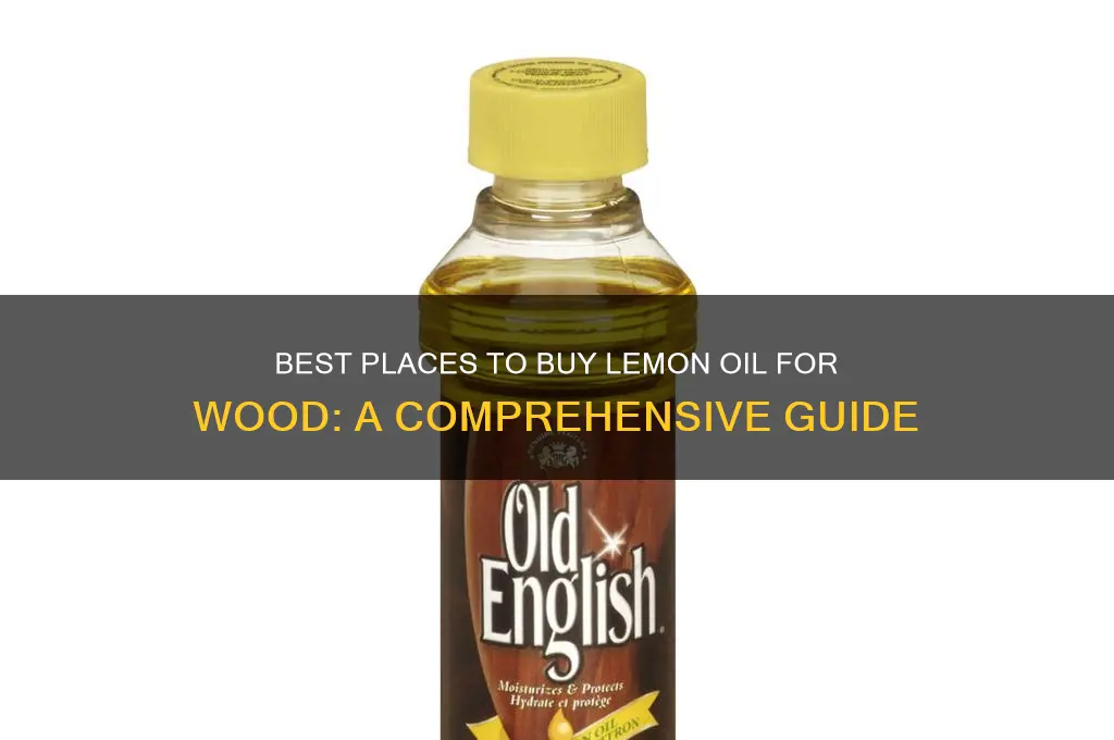 where can i buy lemon oil for wood