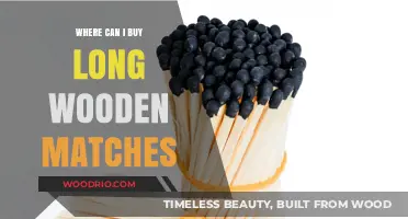 Where to Buy Long Wooden Matches: Top Retailers and Online Stores