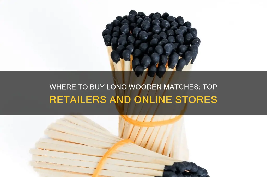 where can i buy long wooden matches