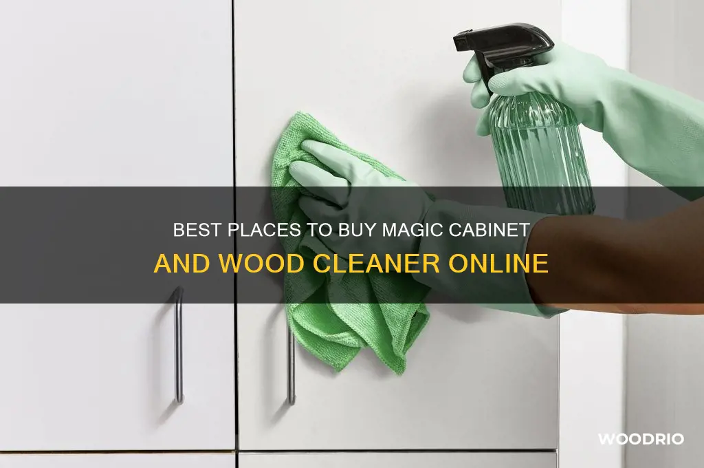 where can i buy magic cabinet and wood cleaner