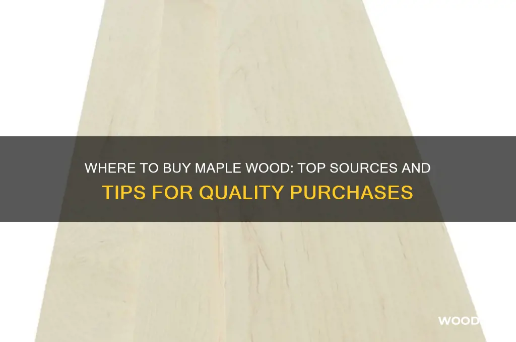 where can i buy maple wood
