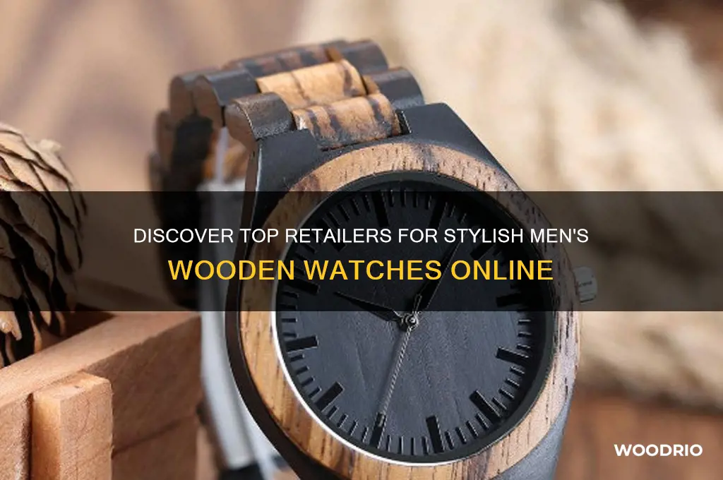 where can i buy mens wooden watches