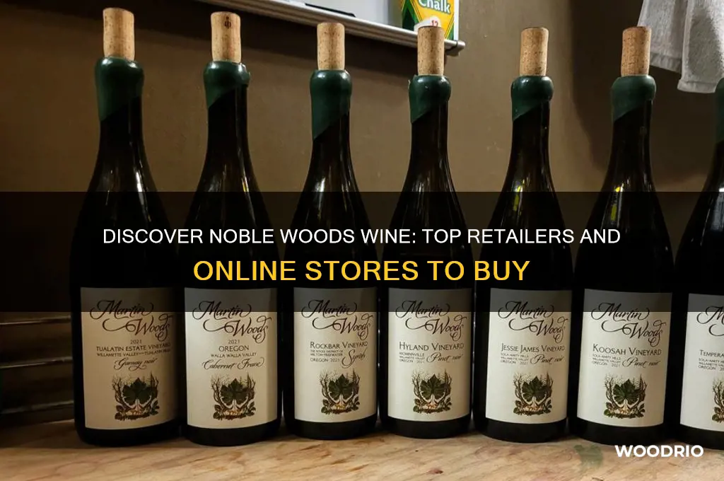 where can i buy noble woods wine