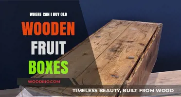 Where to Find and Buy Vintage Wooden Fruit Crates