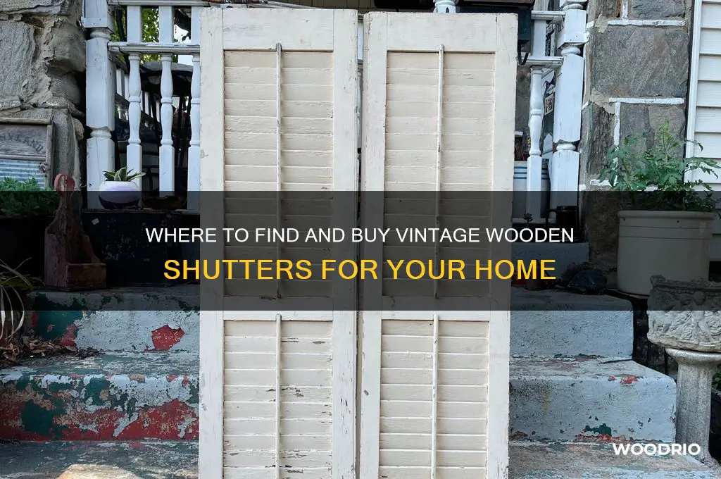 where can i buy old wooden shutters