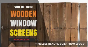 Where to Find and Buy Vintage Wooden Window Screens