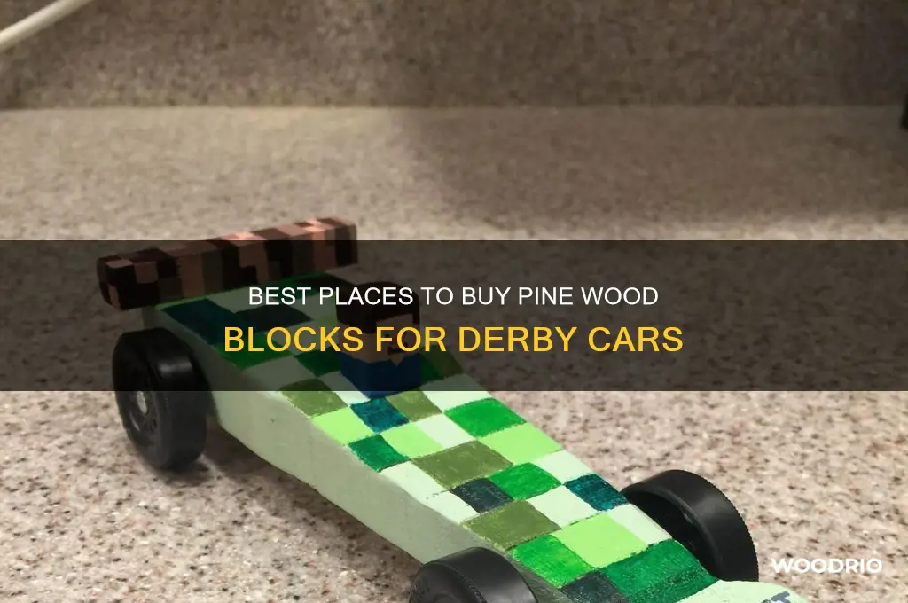 where can i buy pine wood blocks for derby cars