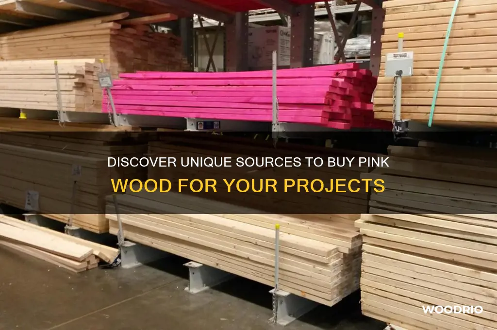 where can i buy pink wood