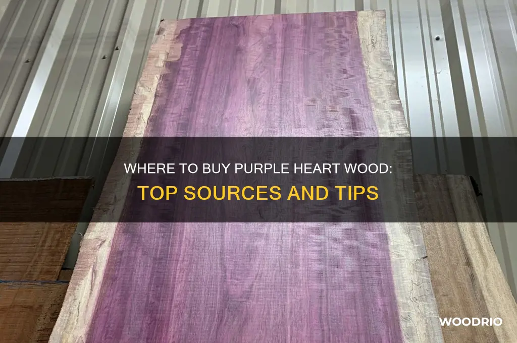 where can i buy purple heart wood