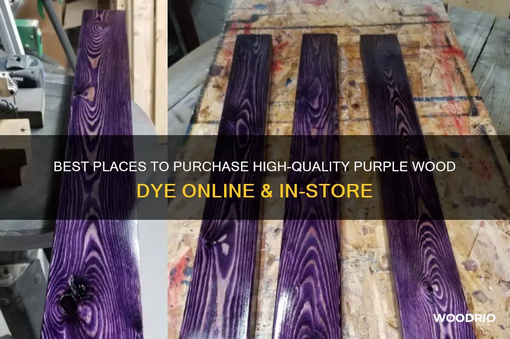 where can i buy purple wood dye