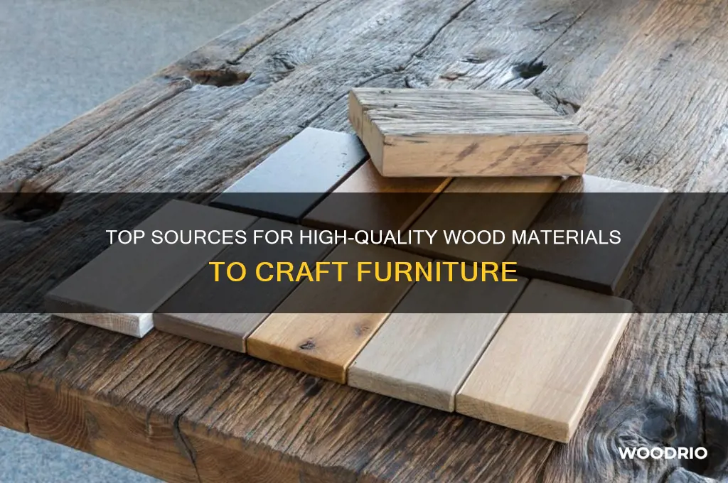 where can i buy quality wood materials for furniture