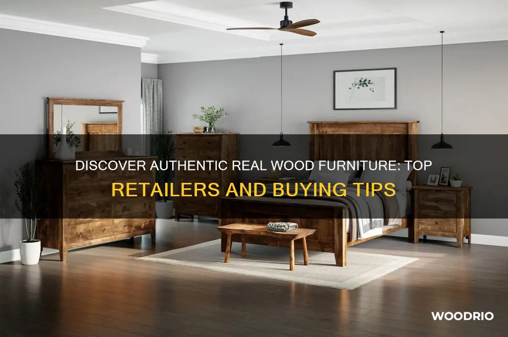 where can i buy real wood furniture