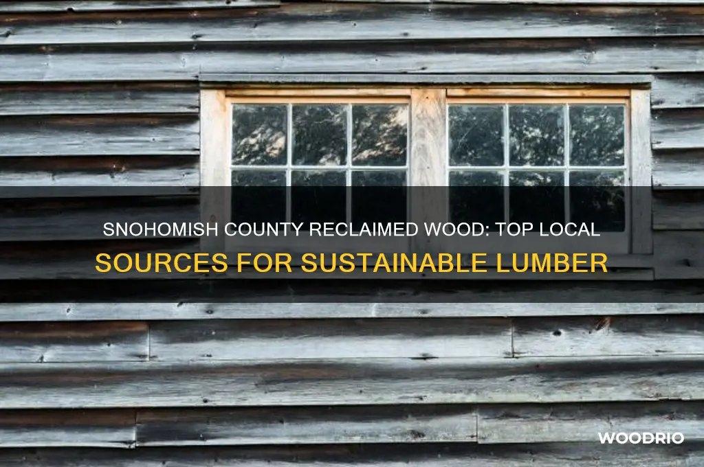 where can i buy reclaimed wood snohomish county