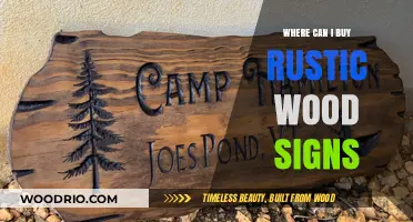 Discover Unique Rustic Wood Signs: Top Places to Purchase Online & Locally