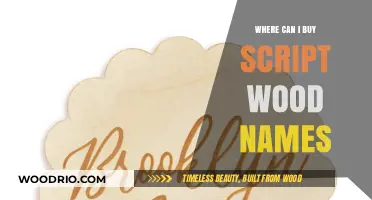 Where to Buy Custom Script Wood Names: Top Retailers and Tips