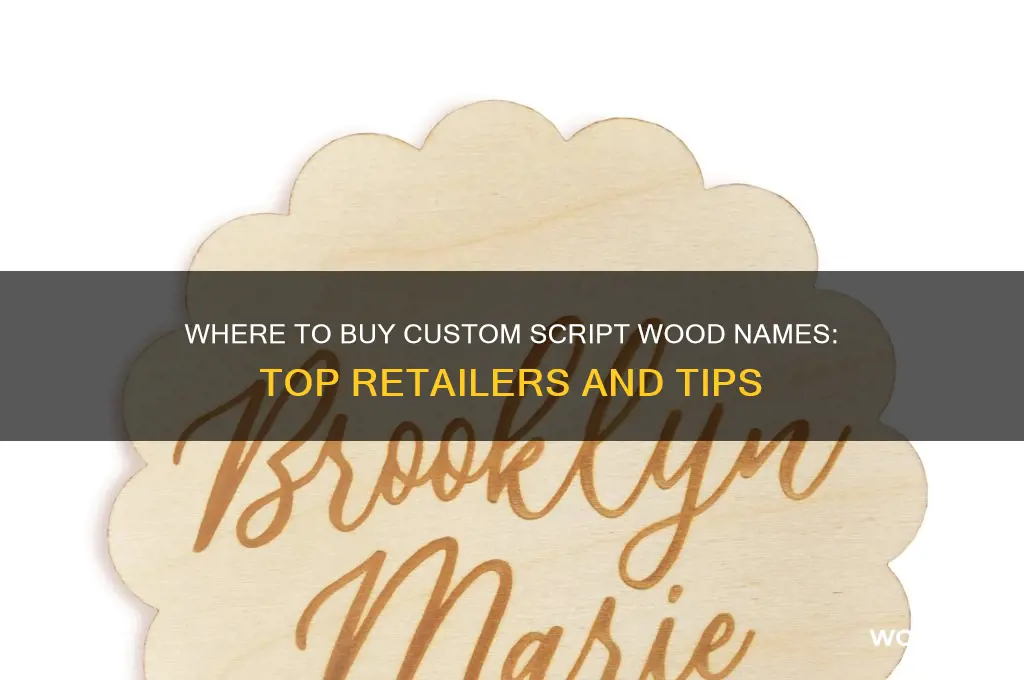 where can i buy script wood names
