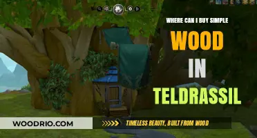 Finding Simple Wood in Teldrassil: Best Locations to Purchase