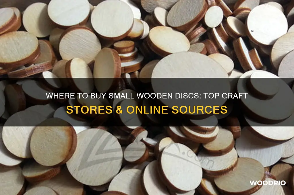 where can i buy small wooden discs