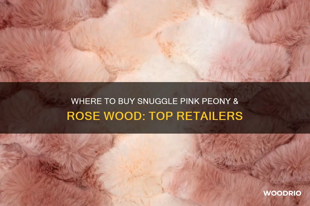 where can i buy snuggle pink peony and rose wood
