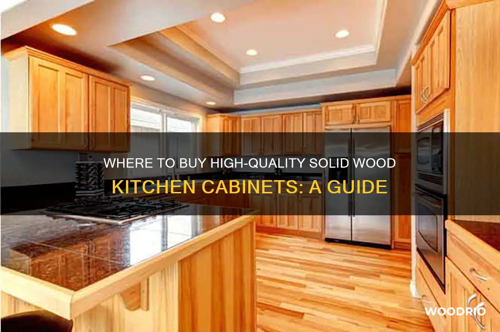 where can i buy solid wood kitchen cabinets